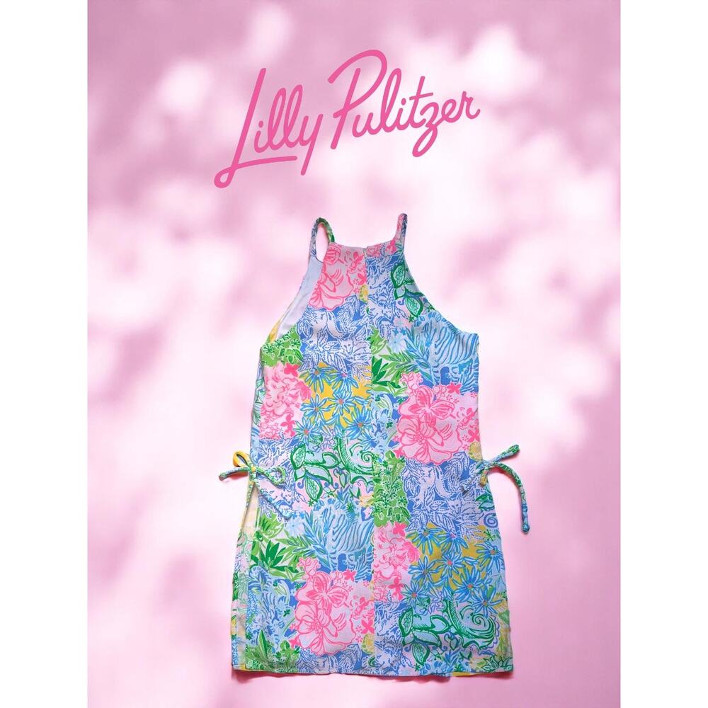 Lilly Pulitzer Patchwork Shift Dress – Size 2 – EUC